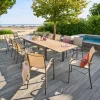 Conjunto de mesa PIAZZA 12 lugares e 6 cadeiras