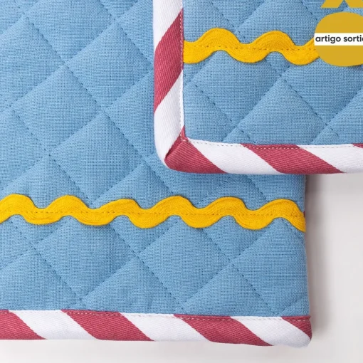 Conjunto de pega e luva de cozinha MALAKITE