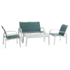Conjunto ELYN verde claro e branco