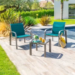 Conjunto para 2 pessoas ELYN azul