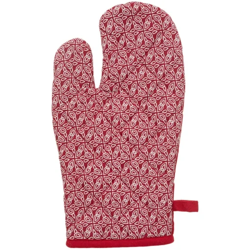 Conjunto pega e luva cozinha vermelho