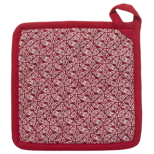 Conjunto pega e luva cozinha vermelho