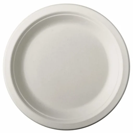 Conjunto pratos em cana de açúcar 18cm