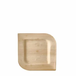 Conjunto pratos FOLHA DE PALMA15x15cm