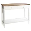 Consola branca SOLEN em mdf com 2 portas