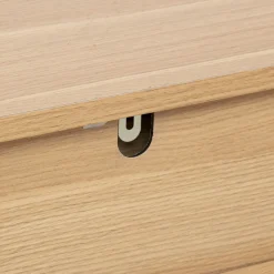 Consola Com 2 Gavetas Em Mdf e Metal Bege Tasso