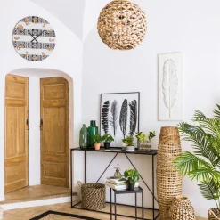 Consola GOTA preta em metal