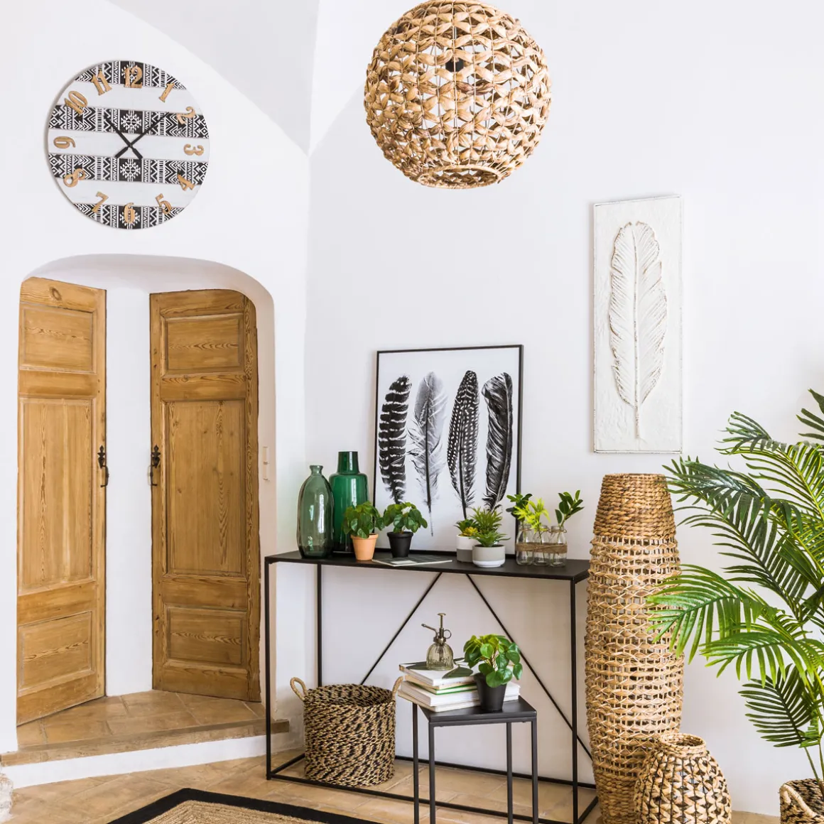 Consola GOTA preta em metal