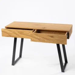 Consola OREBRO bege em mdf com pernas pretas