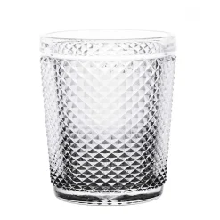 Copo antracite DIAMOND sem pé de vidro 30cl