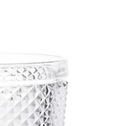 Copo antracite DIAMOND sem pé de vidro 30cl