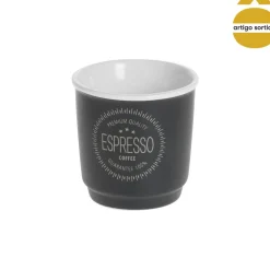 Copo de café HOT DRINK em cerâmica 9cl