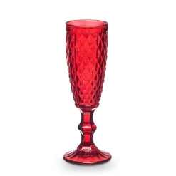 Copo de champanhe DIAMANTE vermelho 17,5cl