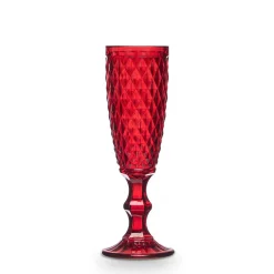 Copo de champanhe DIAMANTE vermelho 17,5cl