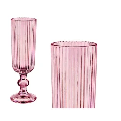 Copo de champanhe RISCAS rosa 16cl