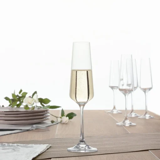 Copo de champanhe SELENGA em vidro CRISTALINO 16cl