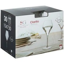 Copo de água CLARILLO de vidro cristalino 37cl