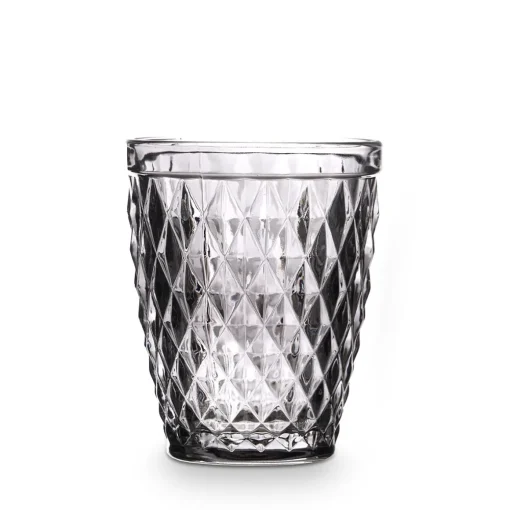 Copo De Água Diamante Cinza 25cl