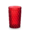 Copo de água DIAMANTE vermelho 37cl