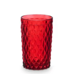 Copo de água DIAMANTE vermelho 37cl