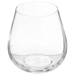 Copo de água LENA sem pé em vidro cristalino 38cl
