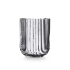 Copo de água RISCAS cinza em vidro 27cl