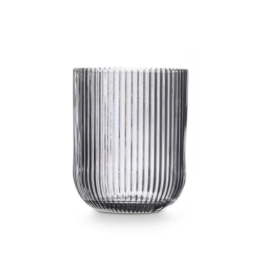 Copo de água RISCAS cinza em vidro 27cl