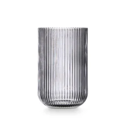 Copo de água RISCAS cinza em vidro 43cl