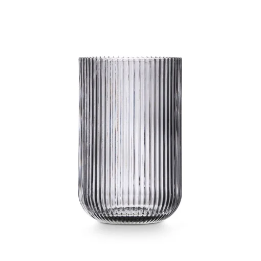 Copo de água RISCAS cinza em vidro 43cl