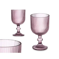 Copo de água RISCAS rosa com pé 37cl
