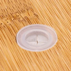 Copo de vidro com palhinha e tampa