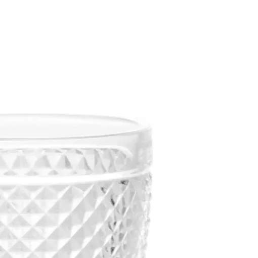 Copo de vinho antracite DIAMOND com pé em vidro 24cl