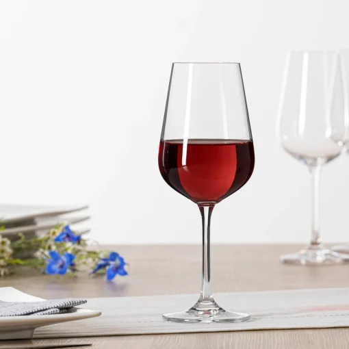 Copo de vinho LENA em vidro cristalino 36cl