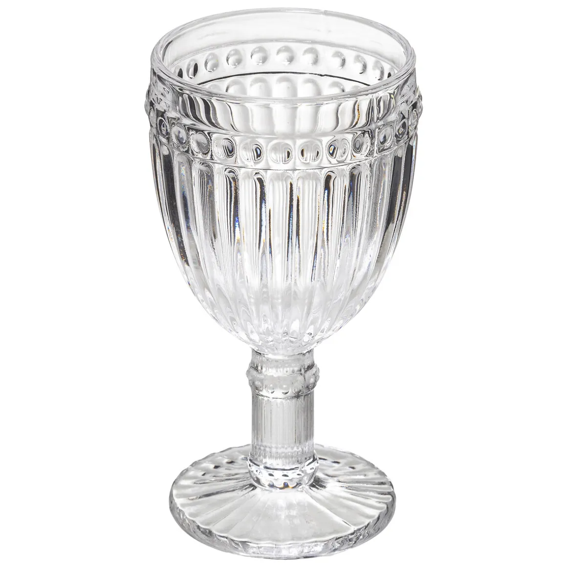 Copo de vinho mona em vidro com pé 25cl