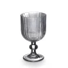 Copo de vinho RISCAS cinza com pé 26cl