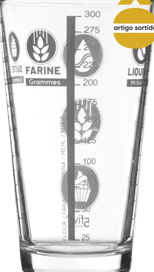 Copo medidor em vidro 50cl