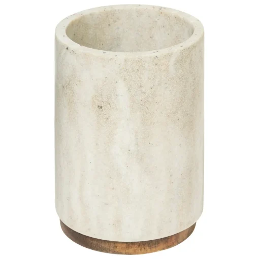 Copo para escova de dentes CÔME bege