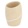 Copo wc bege efeito pedra