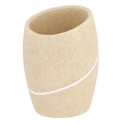 Copo wc bege efeito pedra