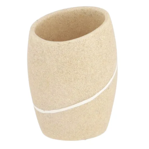 Copo wc bege efeito pedra