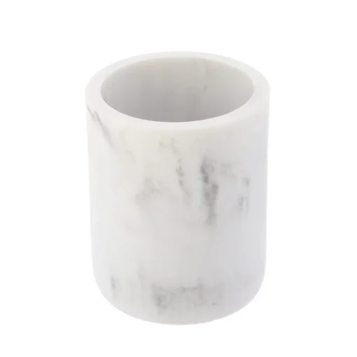 Copo wc branco efeito mármore