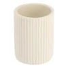 Copo WC Branco Estriado