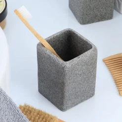 Copo wc cinza efeito pedra