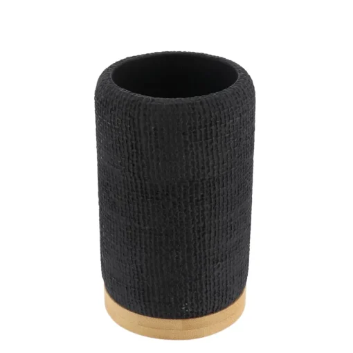 Copo wc efeito malha preto