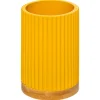 Copo wc NATUREO amarelo com base em bambu