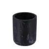 Copo WC Preto Efeito Mármore