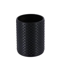 Copo wc preto em vidro