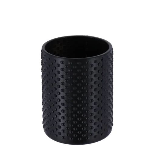 Copo wc preto em vidro