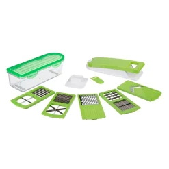 Cortador de legumes com 12 acessórios