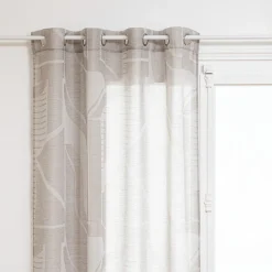 Cortina Arca Jacquard Cinza 135x240cm